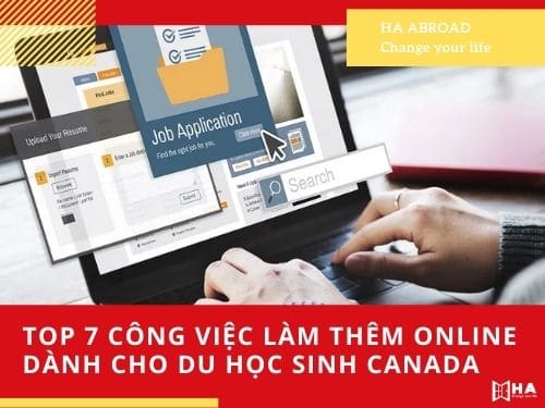 TOP 7 công việc làm thêm Online dành cho du học sinh Canada