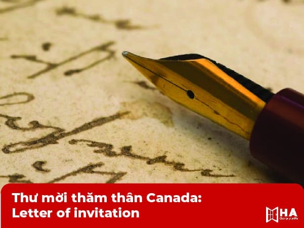 Thư mời sang thăm thân Canada: Letter of invitation