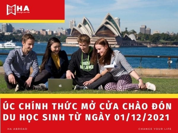 [TIN VUI] Úc chính thức mở cửa chào đón du học sinh từ ngày 01/12/2021
