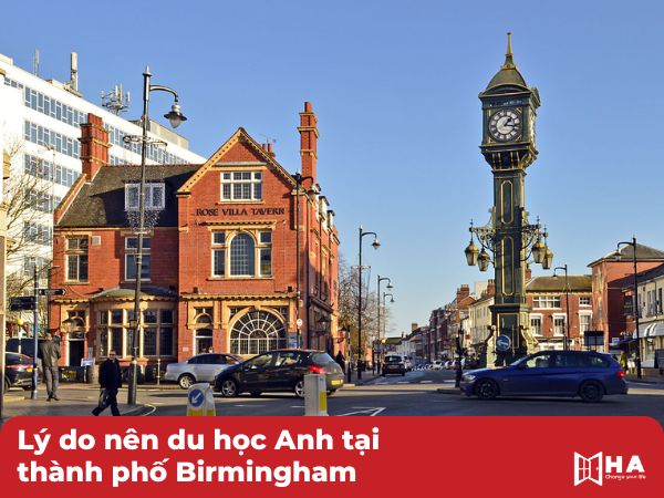 Lý do nên du học Anh tại thành phố Birmingham