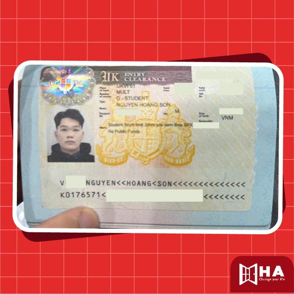 Hoàng Sơn đậu visa uk 