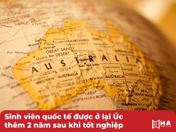 Sinh viên quốc tế được ở lại Úc thêm 2 năm sau khi tốt nghiệp