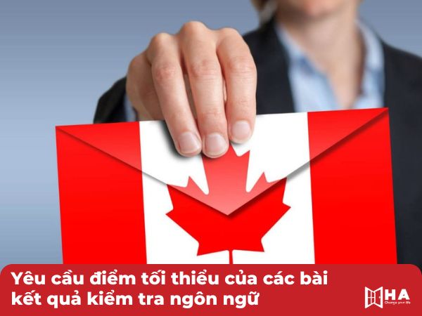 Yêu cầu điểm tối thiểu của các bài kết quả kiểm tra ngôn ngữ tại Canada
