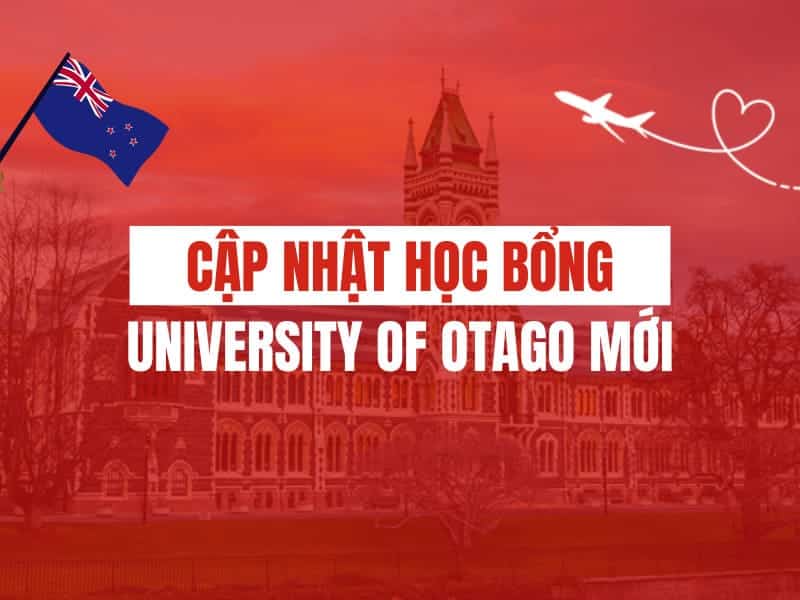 Cập nhật học bổng University of Otago mới