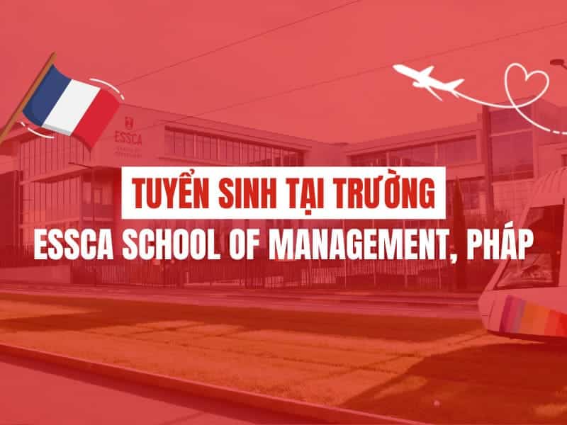 Essca School of Management, Pháp – Tuyển sinh kỳ nhập học tháng 09/2026